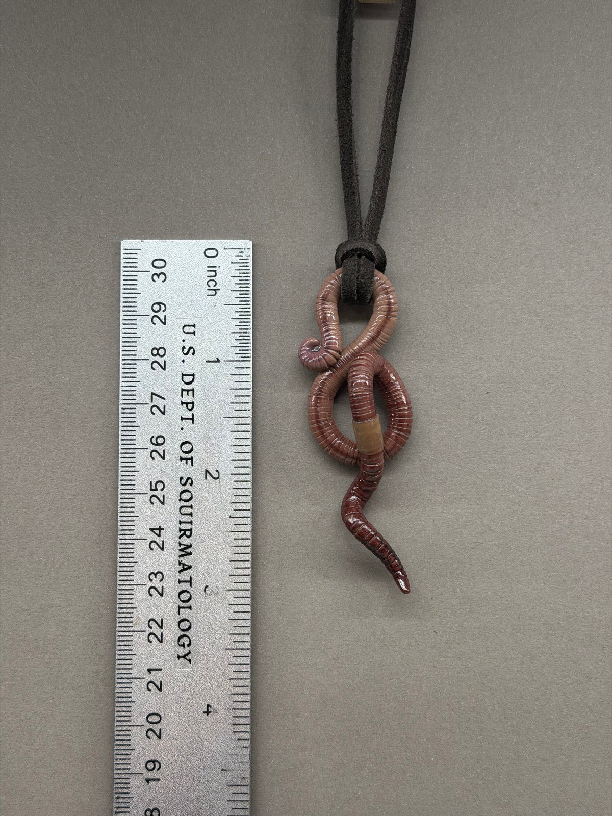 Petite Crawler Worm Pendant 2