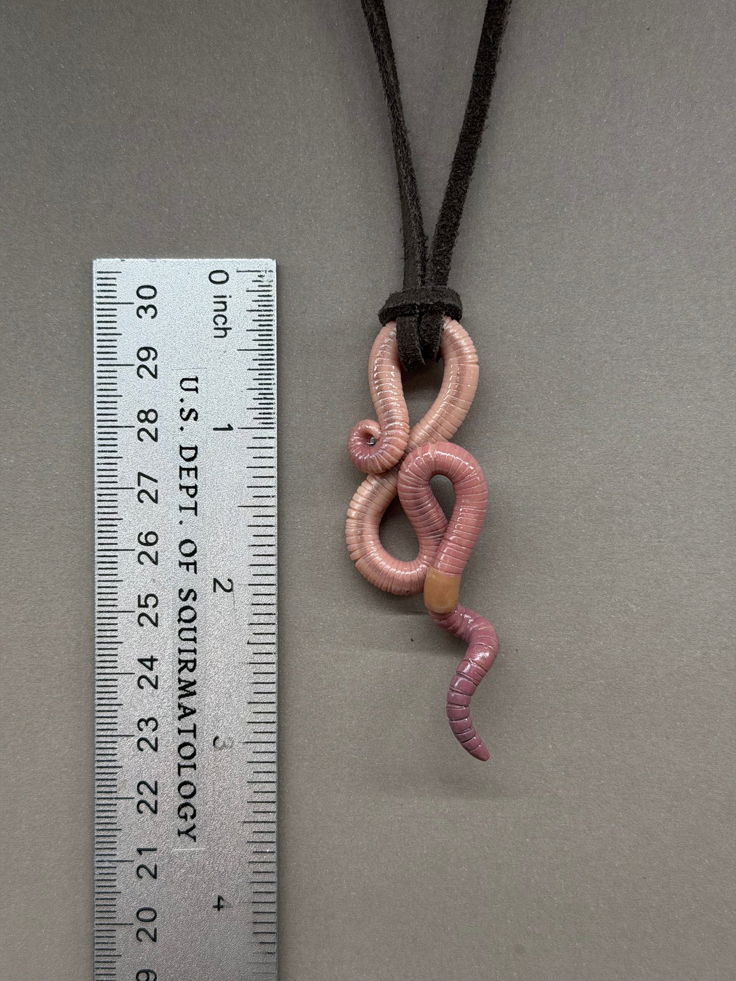 Petite Crawler Worm Pendant 8