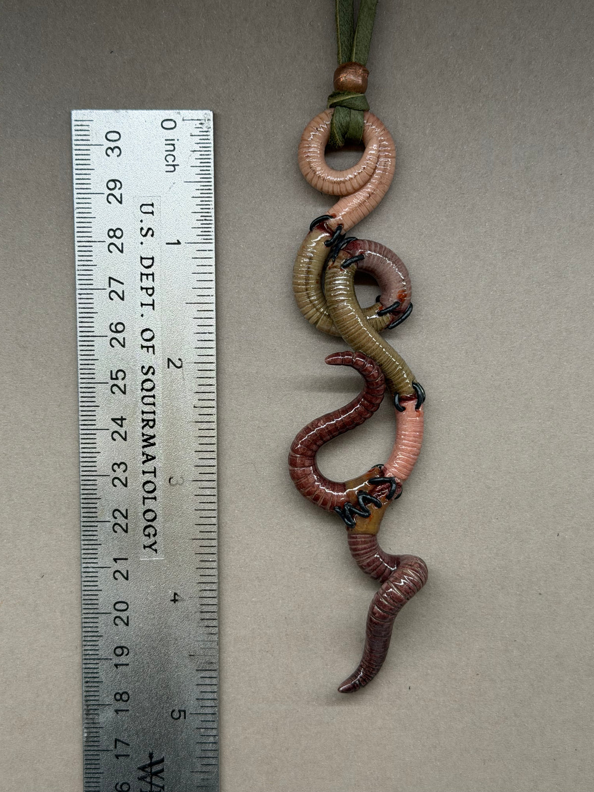 Two-Headed Frankenslime Pendant 1