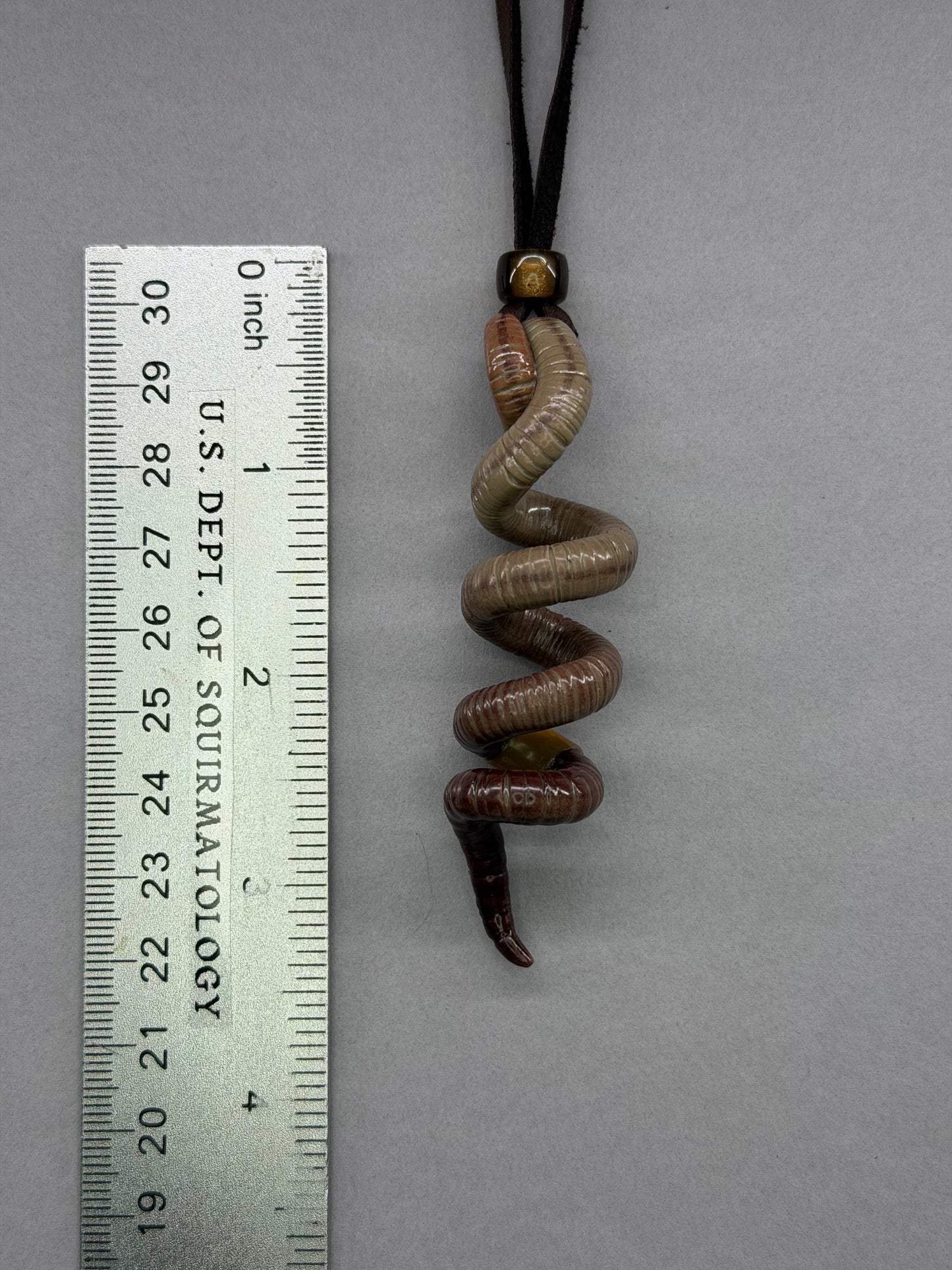 Albert Slimestein - Worm Pendant 74