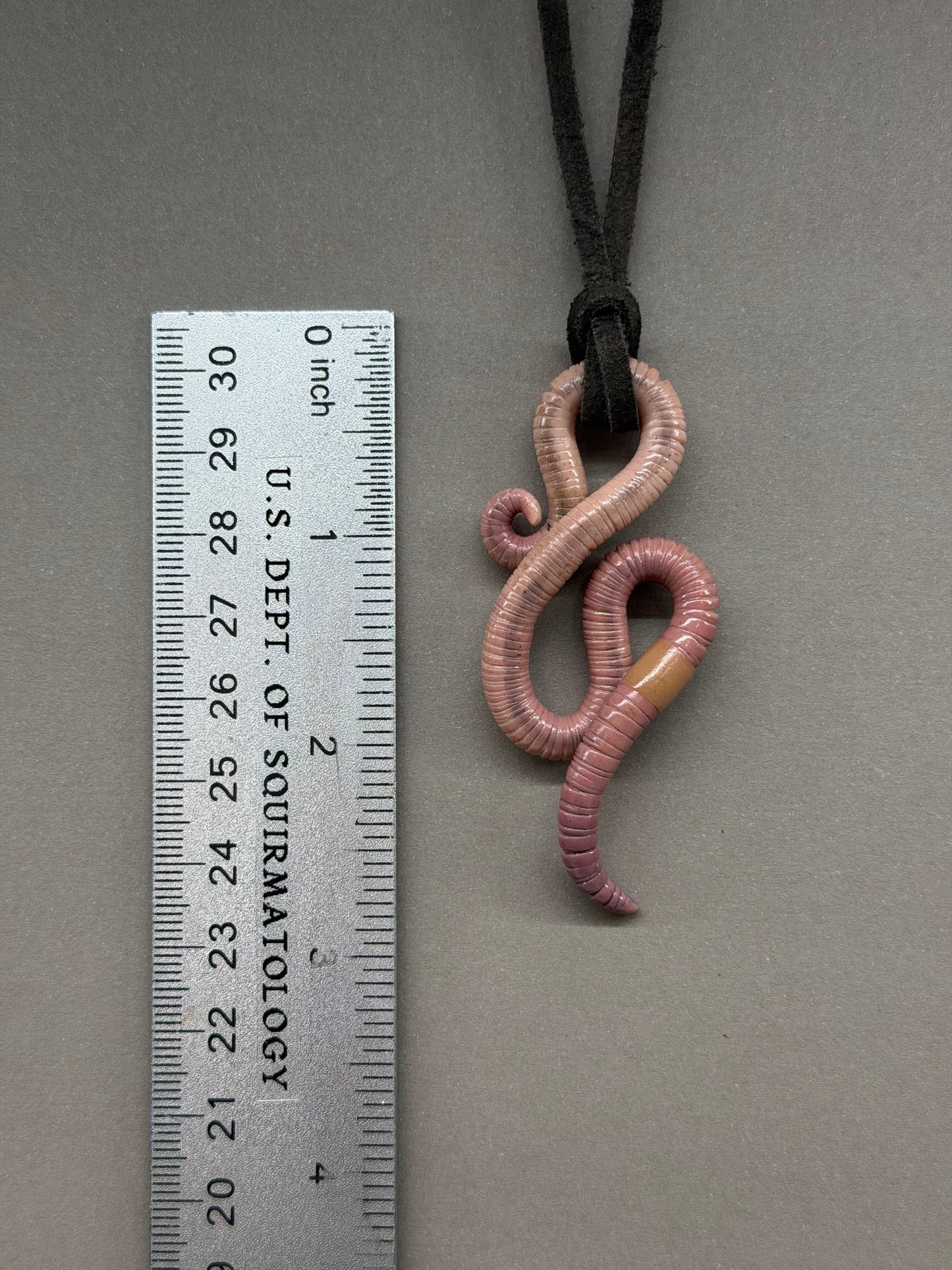 Petite Crawler Worm Pendant 26