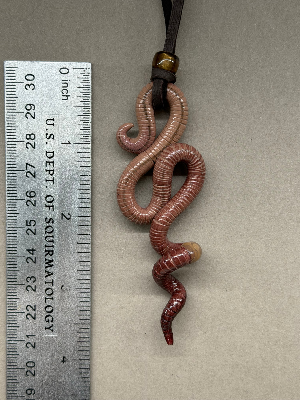 Robert - Classic Crawler Worm Pendant 64