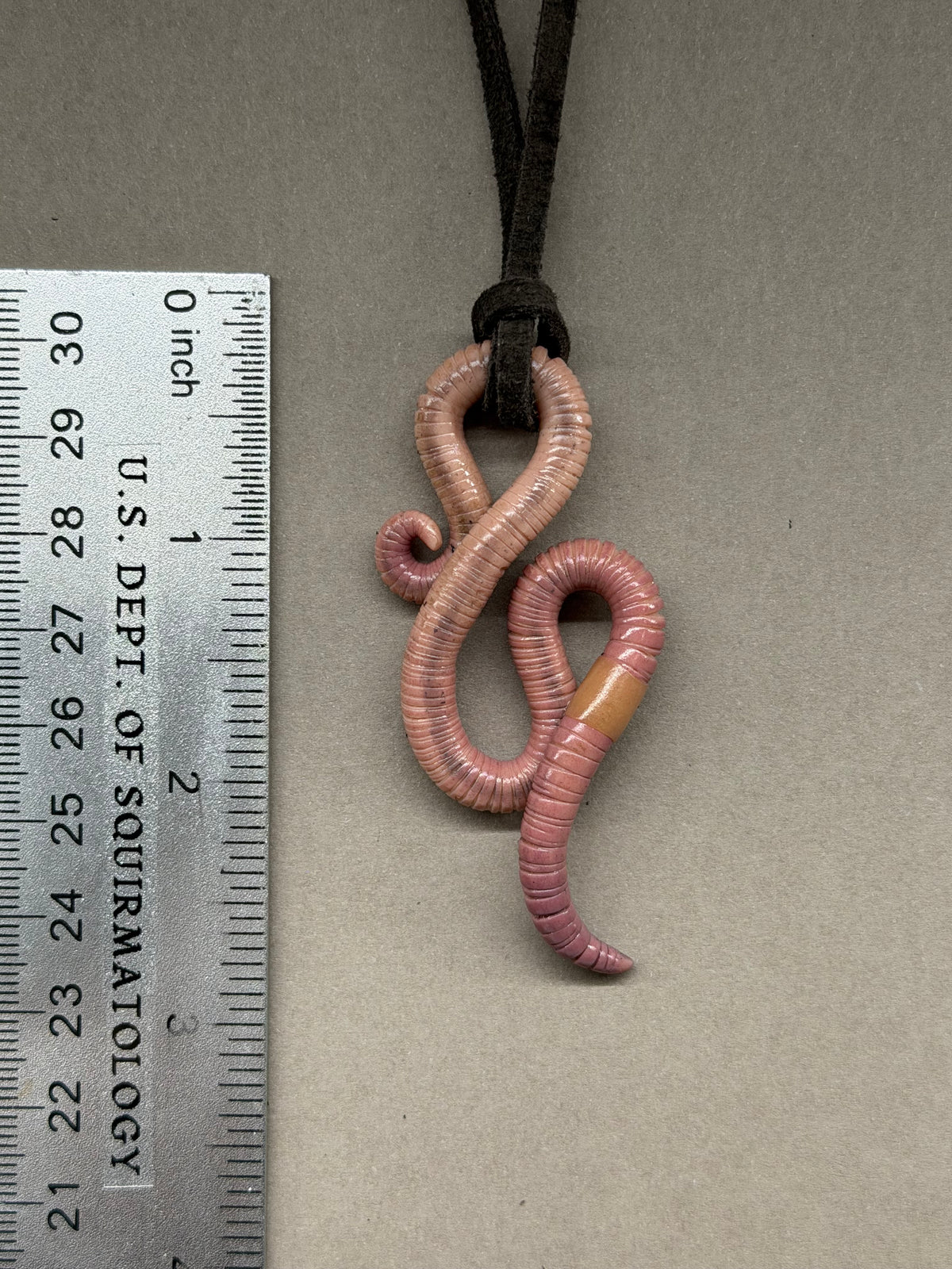 Petite Crawler Worm Pendant 19