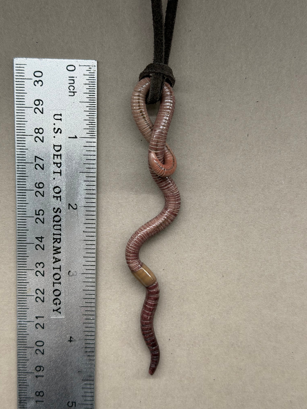 Petite Crawler Worm Pendant 2