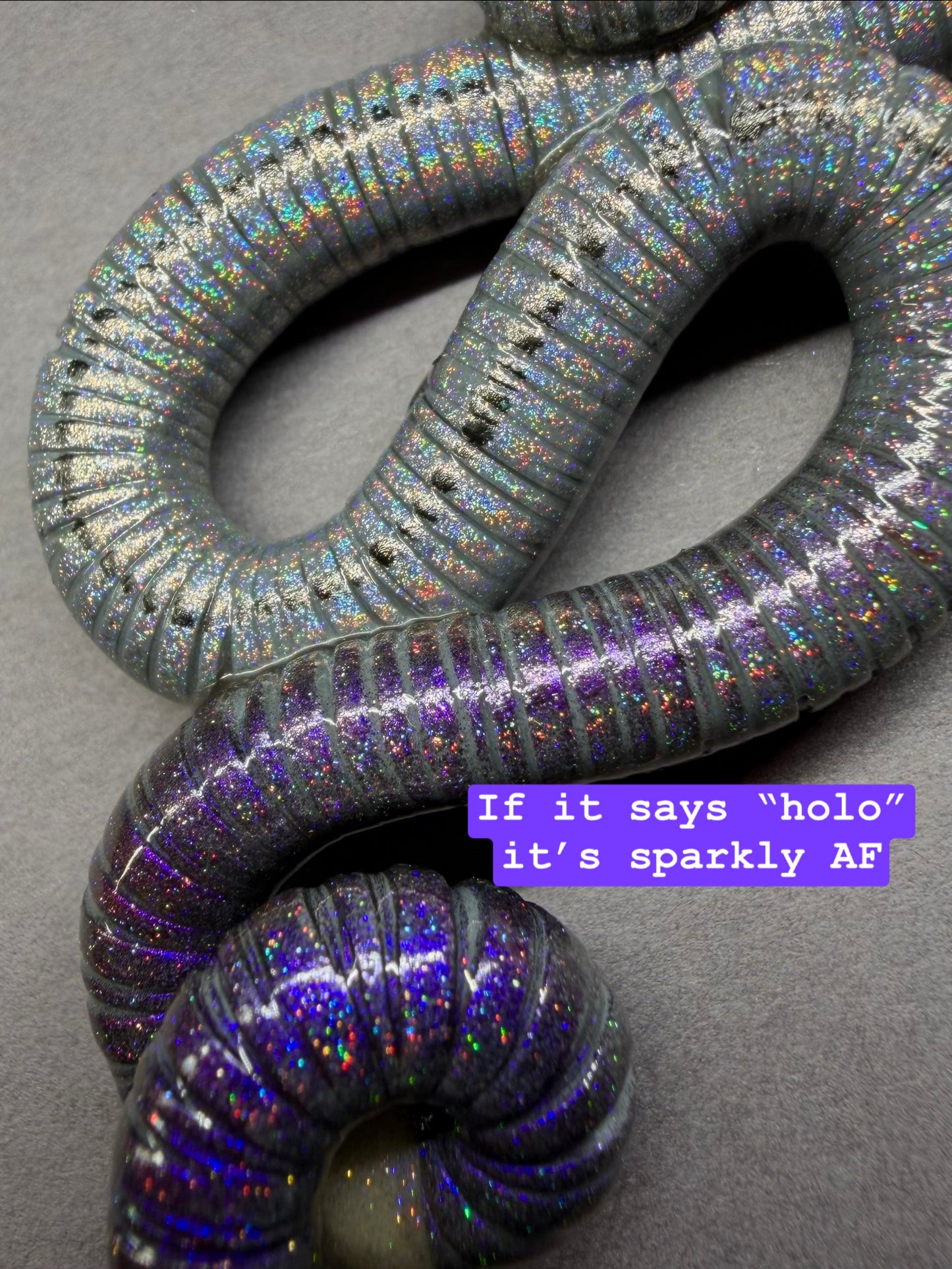 Frodo Wigglins - Holo Worm Pendant 86