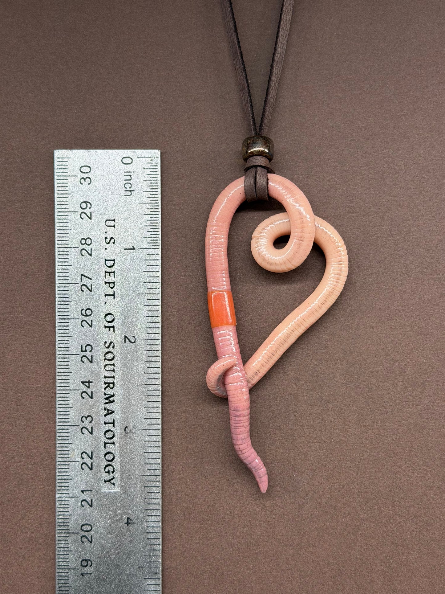 Gary - Classic Crawler Worm Pendant 23
