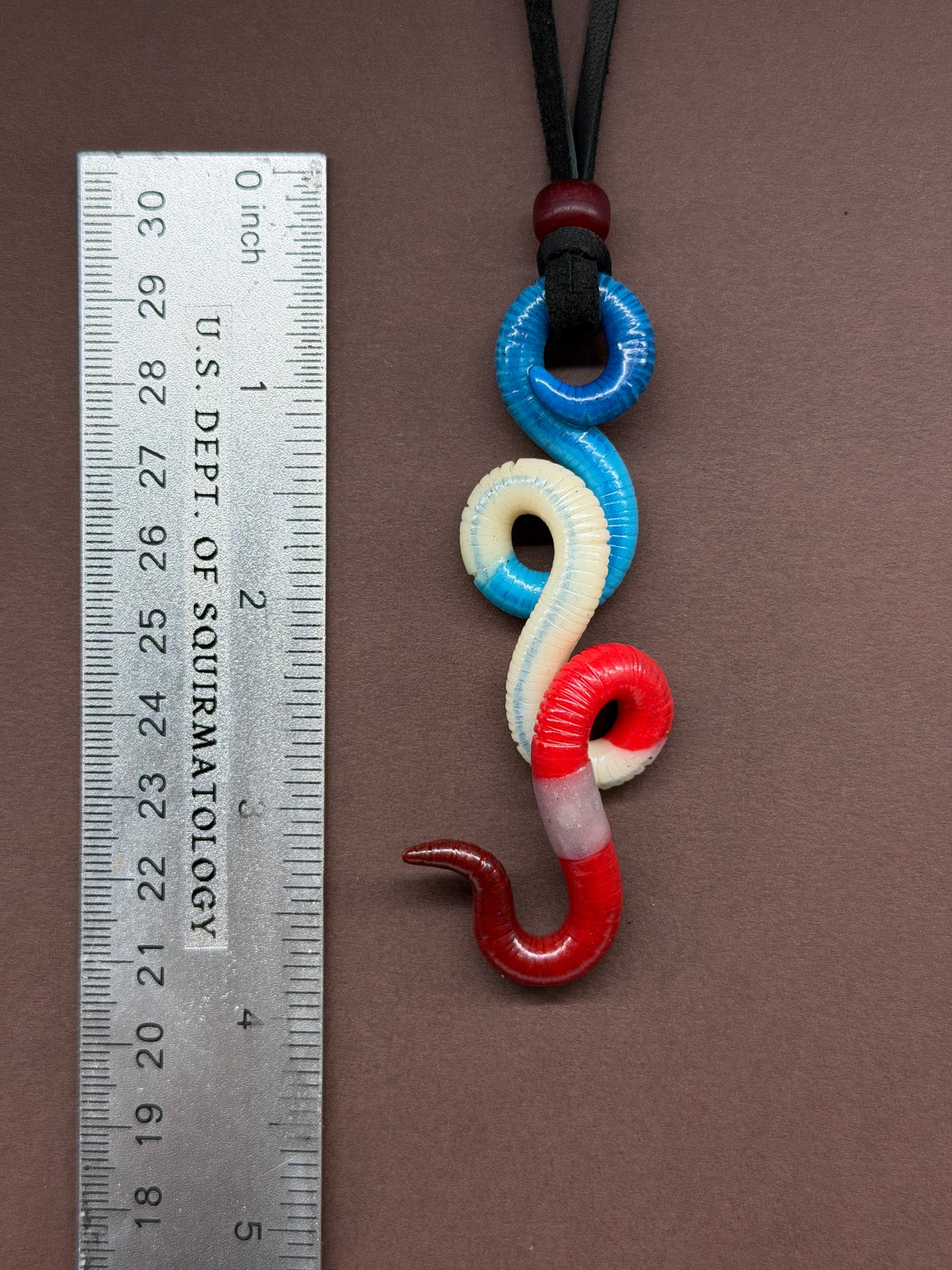 Perigworm Took - Classic Crawler Bomb Pop Worm Pendant 44