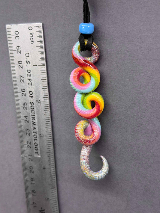 Edgworm Allan Poe - Insquirmary Worm Pendant 3