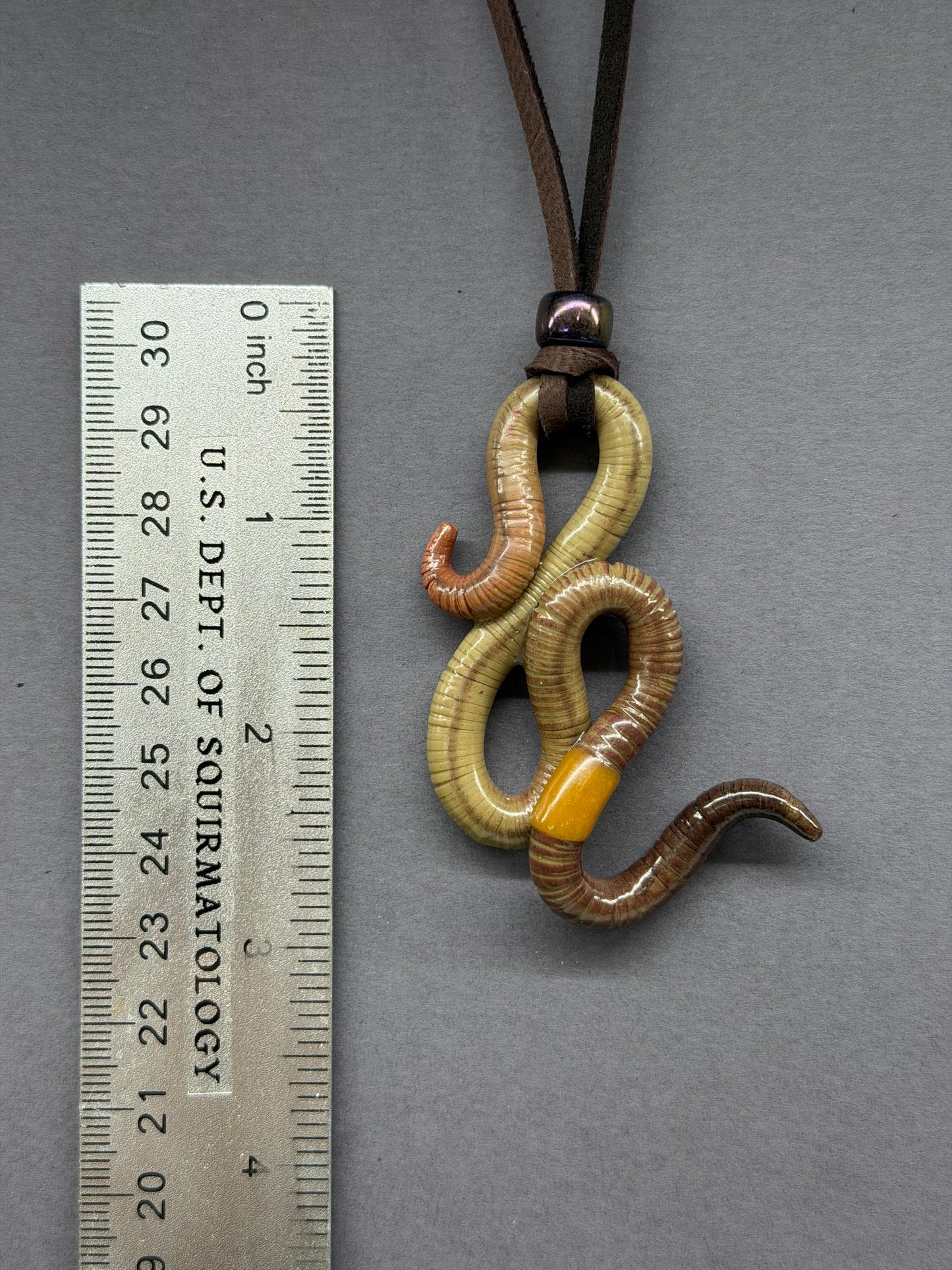 Erica - Classic Crawler Worm Pendant 50