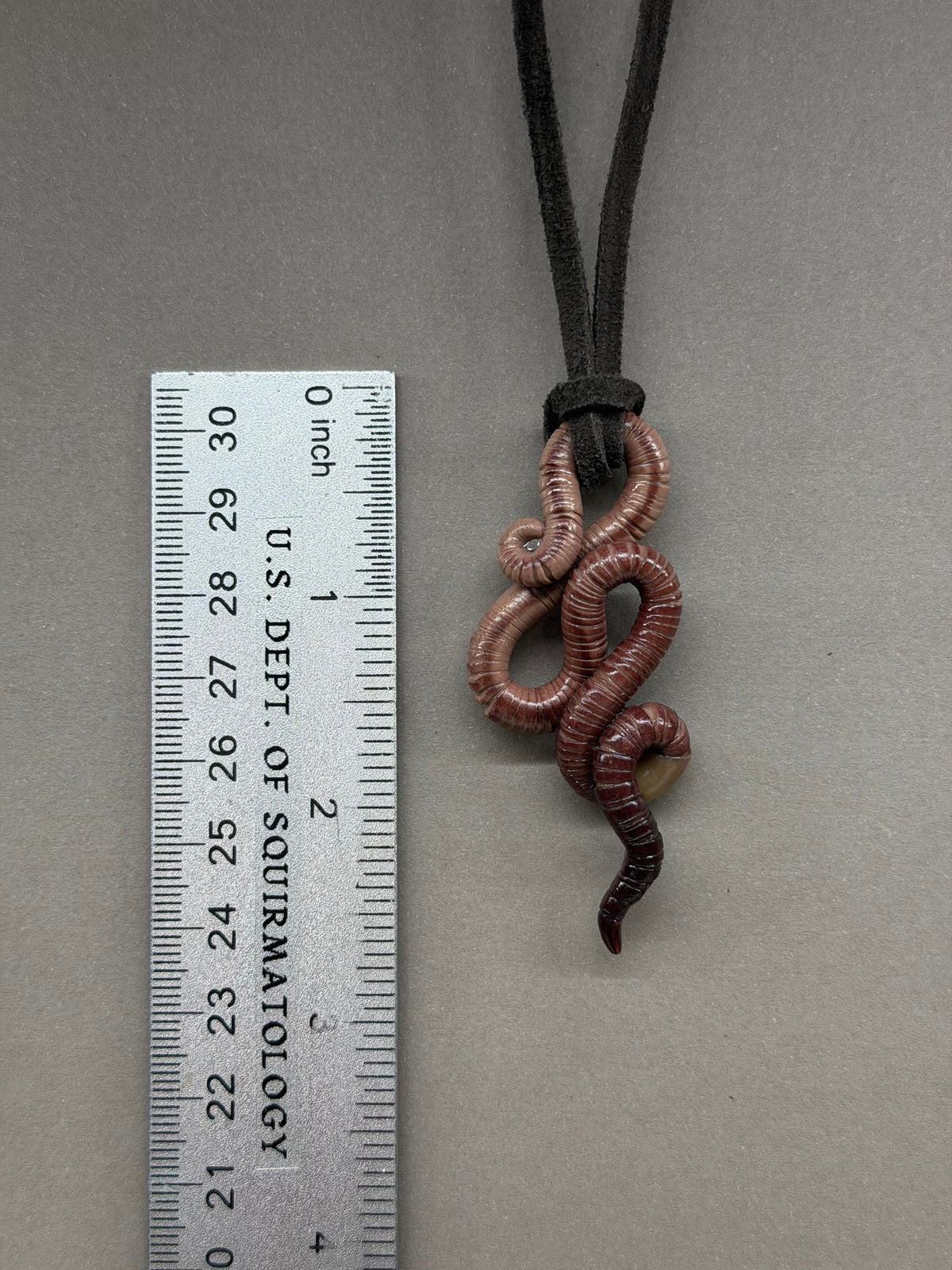 Petite Crawler Worm Pendants ($40)