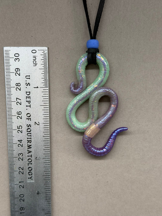 Greg - Opal Worm Pendant 35