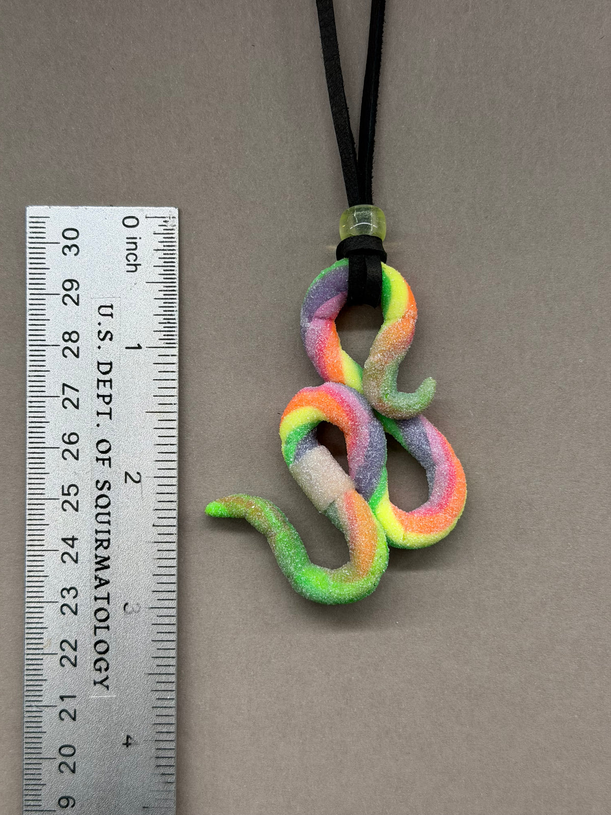 Kyle - Neon Gummy Worm Pendant 3