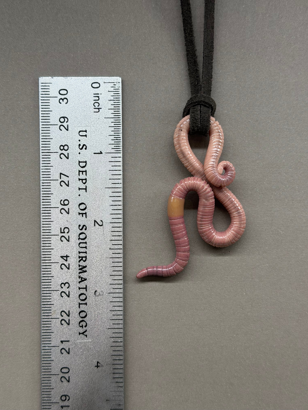 Petite Crawler Worm Pendant 5