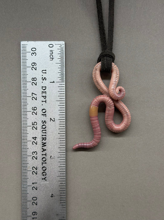 Petite Crawler Worm Pendant 5