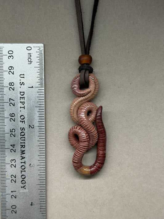 Squirmione - Classic Crawler Worm Pendant 67