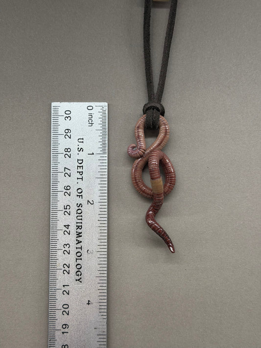 Petite Crawler Worm Pendant 2