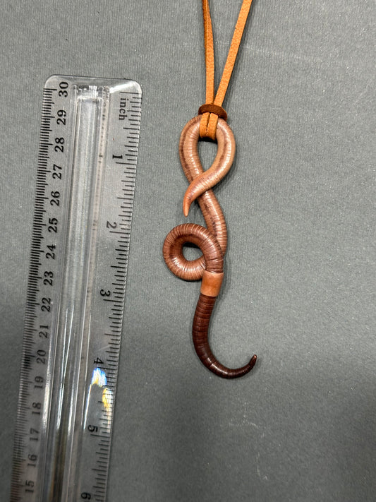 Mr. Squigglesworth - Worm Pendant 24