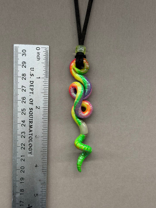 Obi Worm Kenobi - Neon Worm Pendant 5