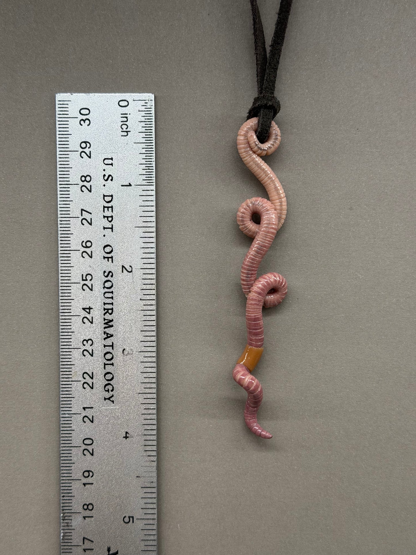 Petite Crawler Worm Pendant 12
