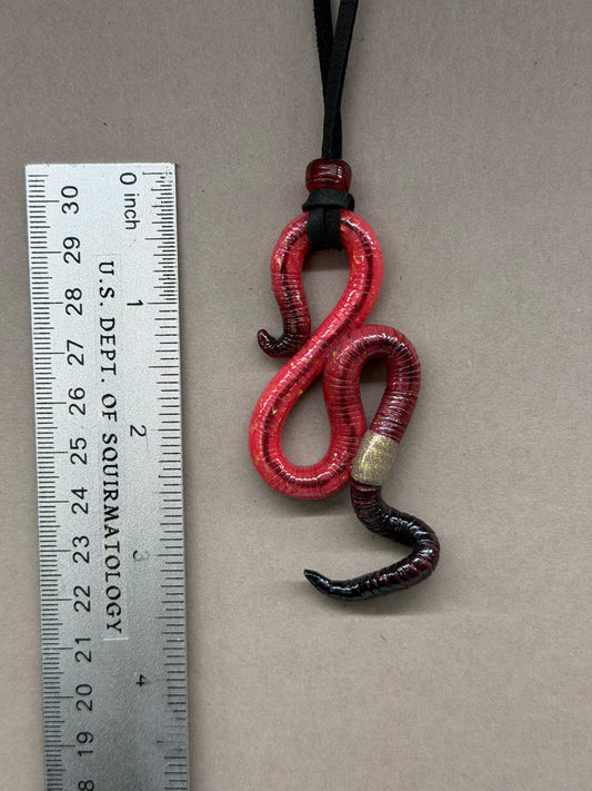Tyworm Lannister - Opal Worm Pendant 39