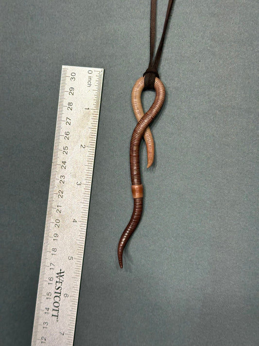 Squirmberly - Worm Pendant 18