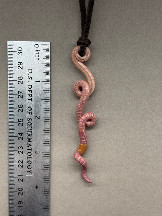 Petite Crawler Worm Pendant 6