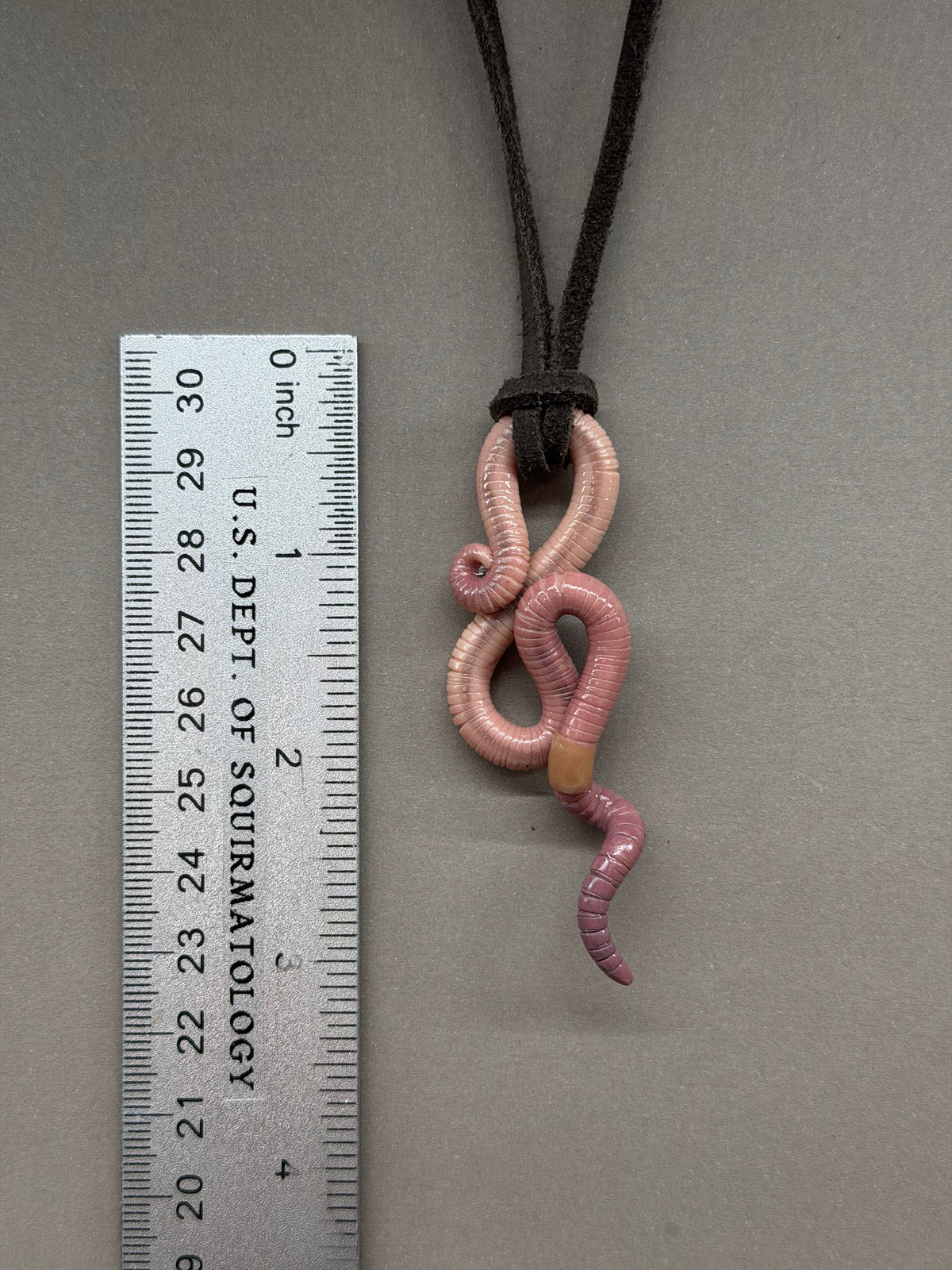 Petite Crawler Worm Pendant 8