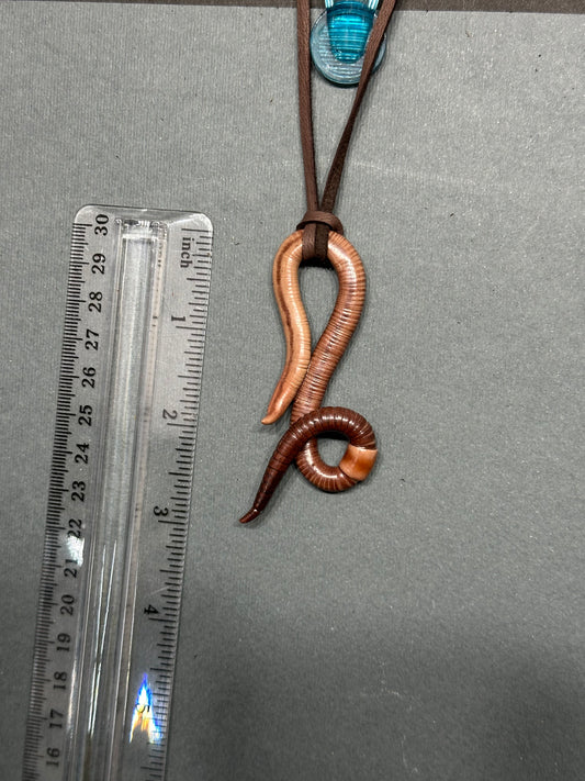 Kevin - Worm Pendant 16