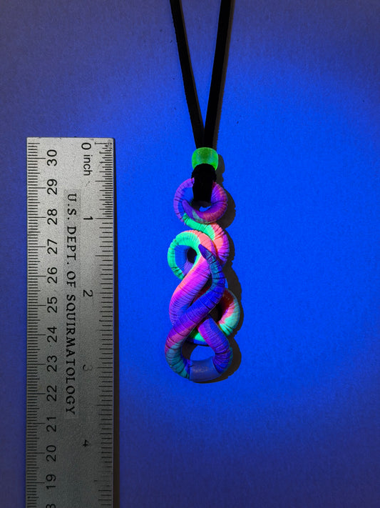 Sigwormy Weaver - Neon Worm Pendant 7