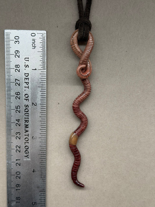 Petite Crawler Worm Pendant 1