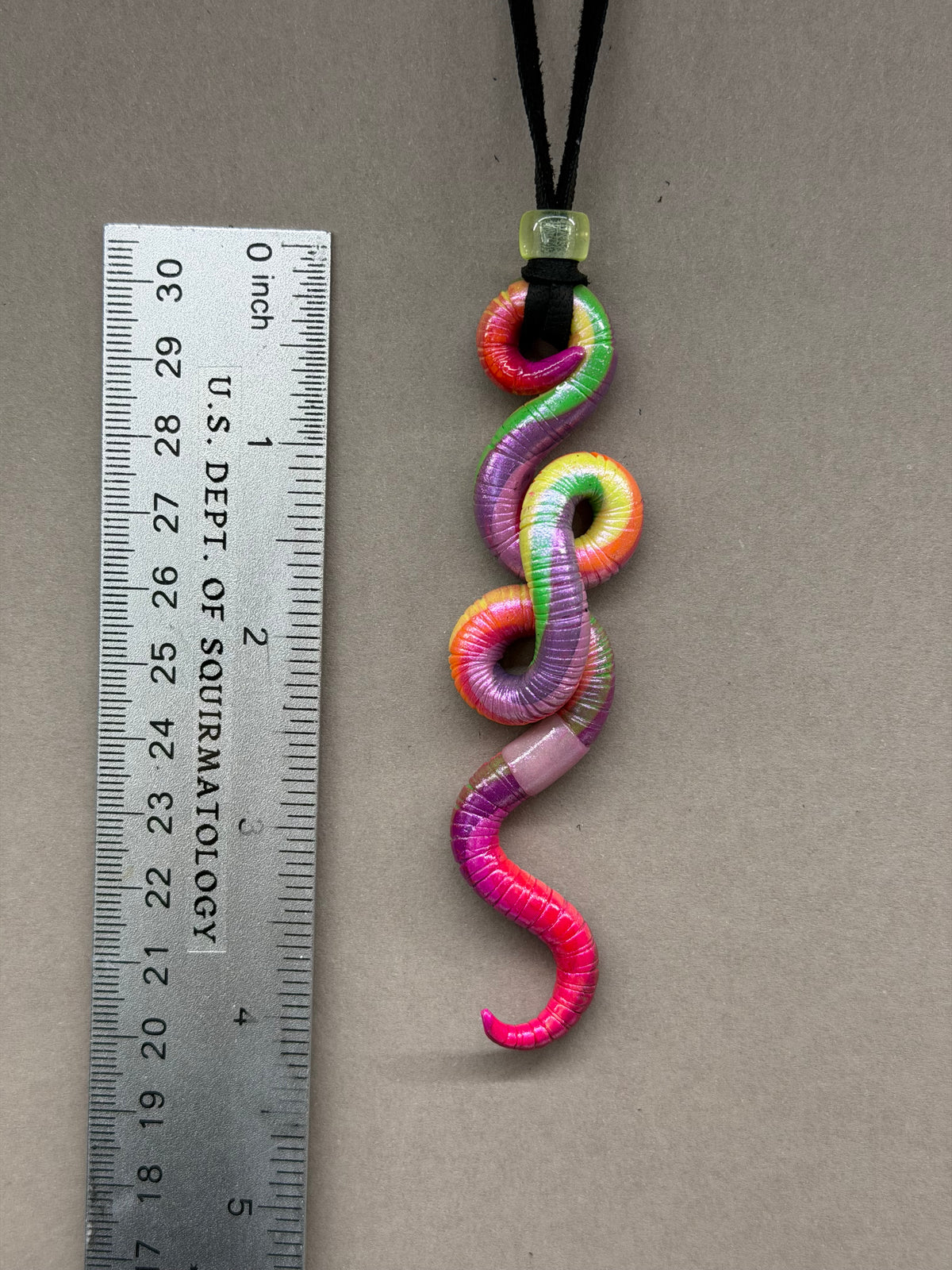 Wormona Ryder - Neon Worm Pendant 6