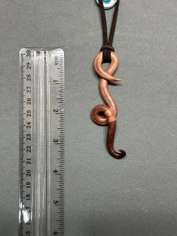 Gandalf the Brown - Worm Pendant 43