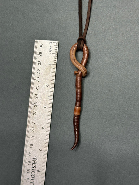 Squirmanda - Worm Pendant 12