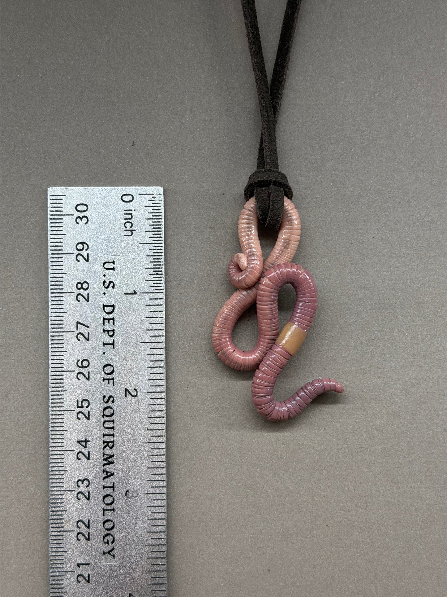Petite Crawler Worm Pendant 29