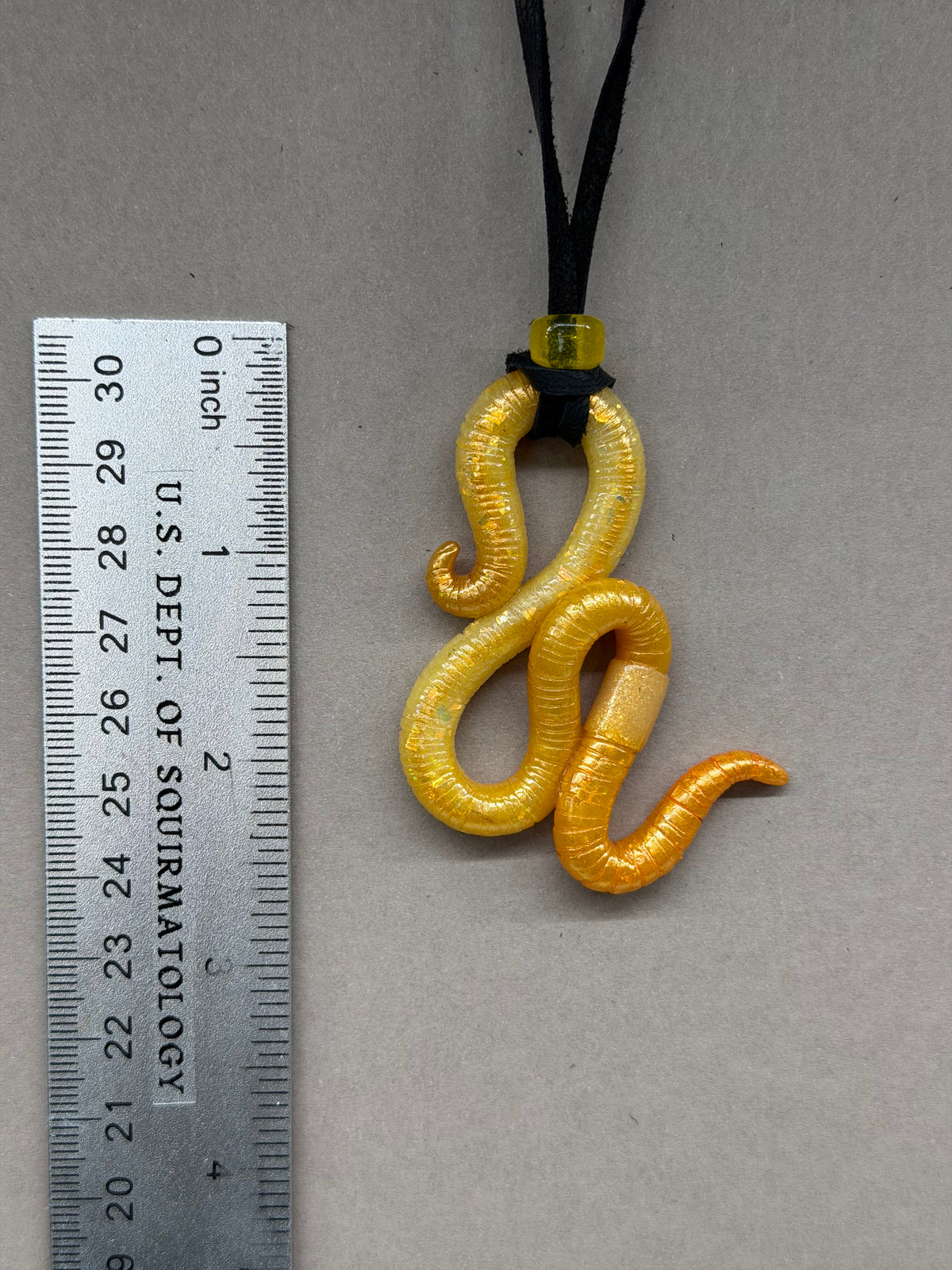 Austin Powerms in Goldmember - Opal Worm Pendant 108
