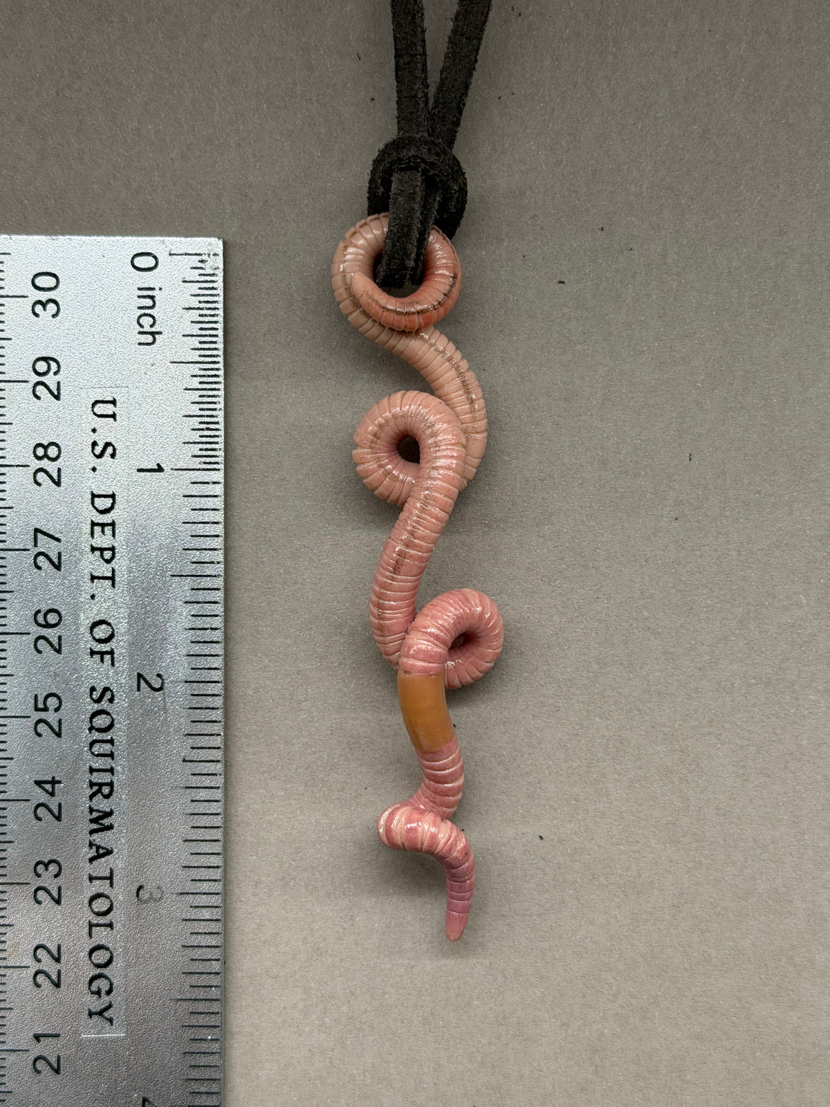 Petite Crawler Worm Pendant 21