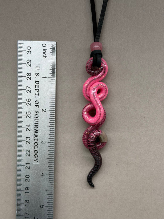 Jasper - Opal Worm Pendant 32