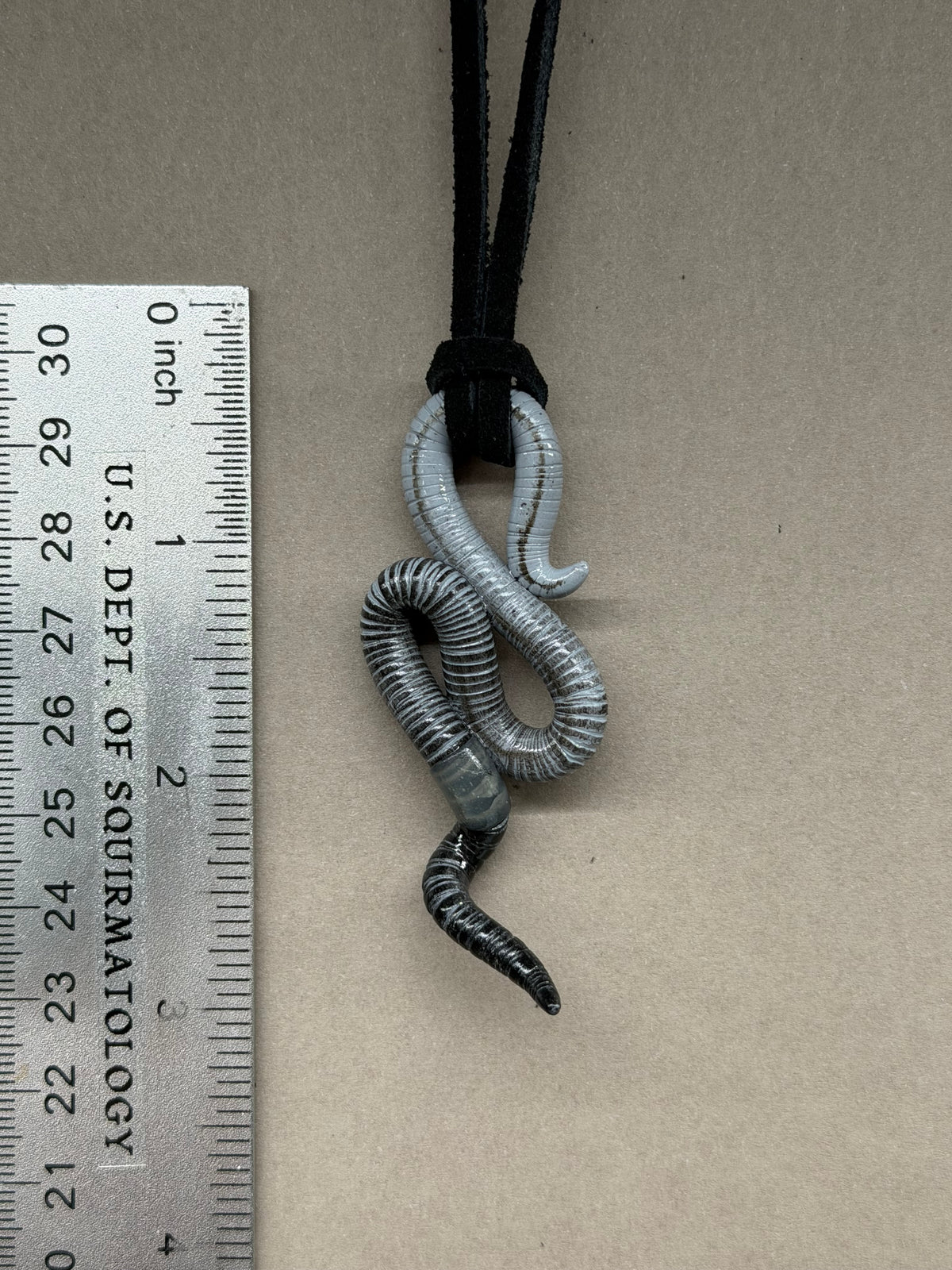 Petite Crawler Worm Pendant 23