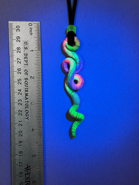 Obi Worm Kenobi - Neon Worm Pendant 5