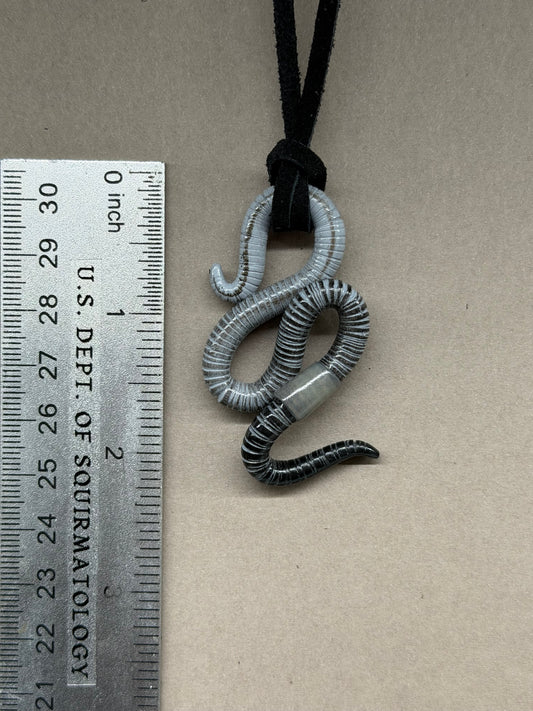 Petite Crawler Worm Pendant 9