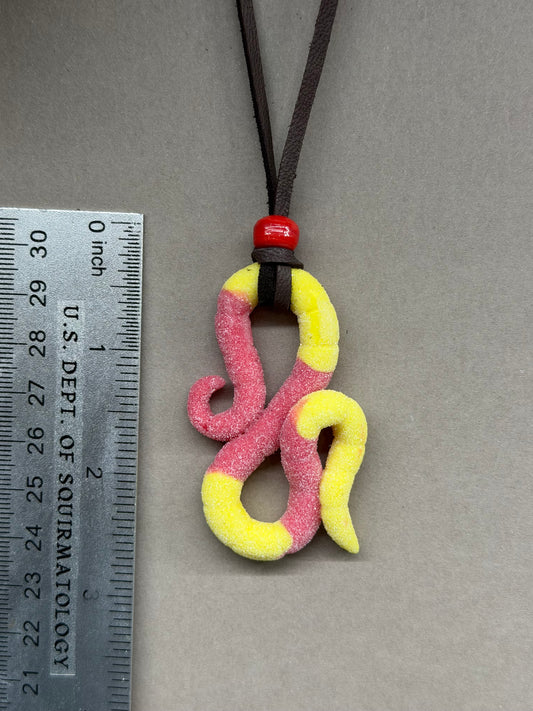 Gummy Worm Pendant 1