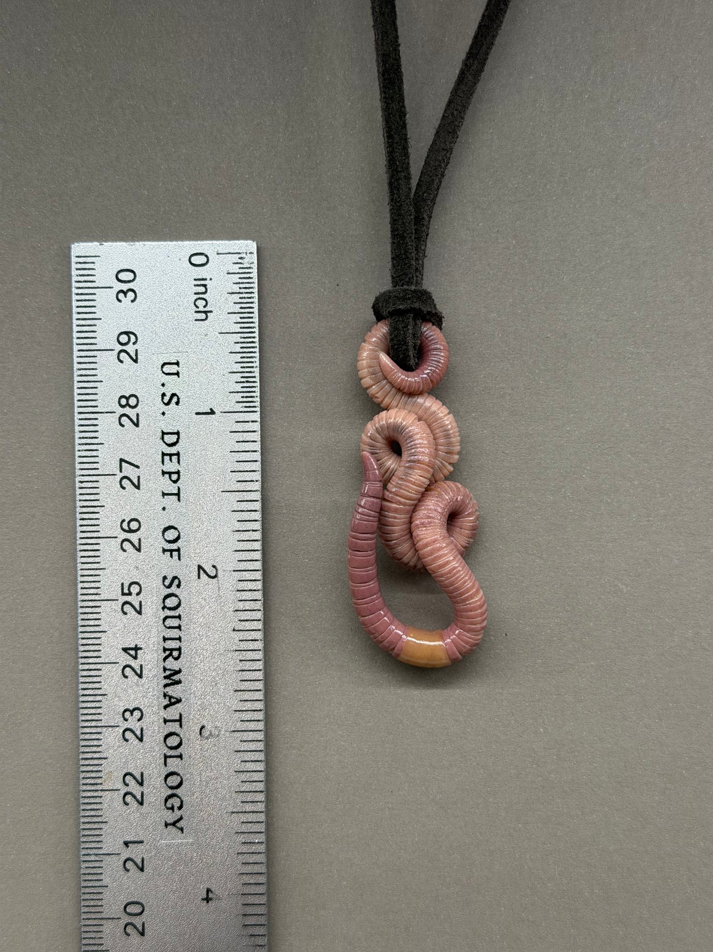 Petite Crawler Worm Pendant 6