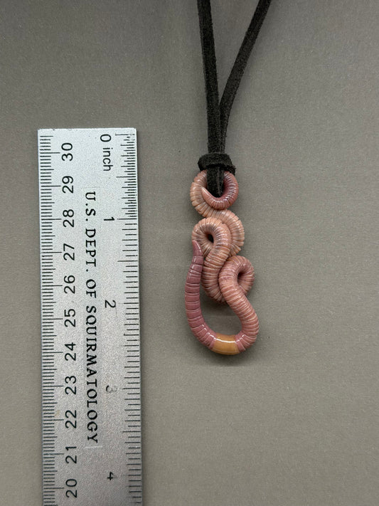Petite Crawler Worm Pendant 6