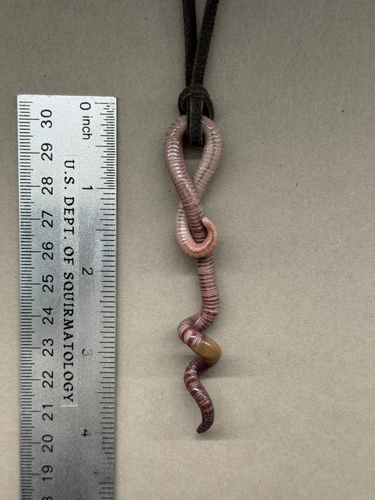 Petite Crawler Worm Pendant 4