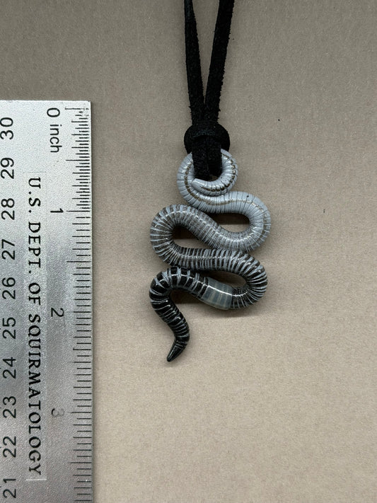 Petite Crawler Worm Pendant 26