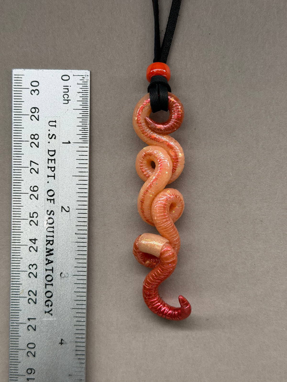 Sylvester Stalloam - Opal Worm Pendant 25