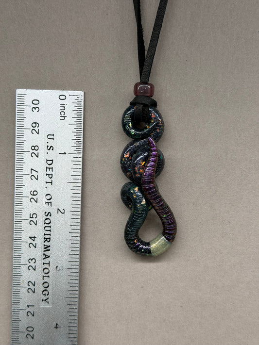 Compost Malone - Opal Worm Pendant 27