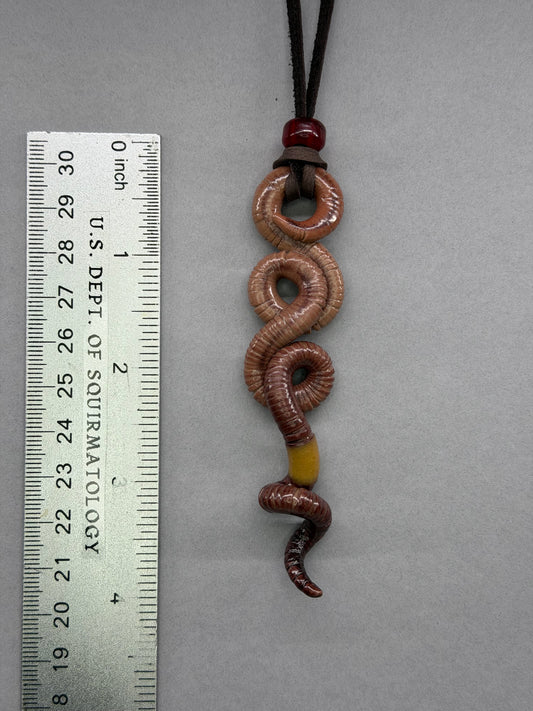 Squishtopher Nolan - Worm Pendant 79