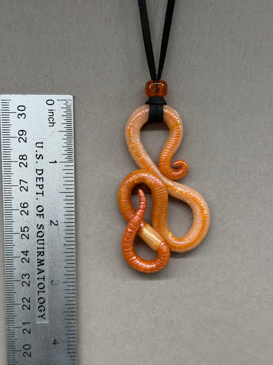 John Connworm - Opal Worm Pendant 37