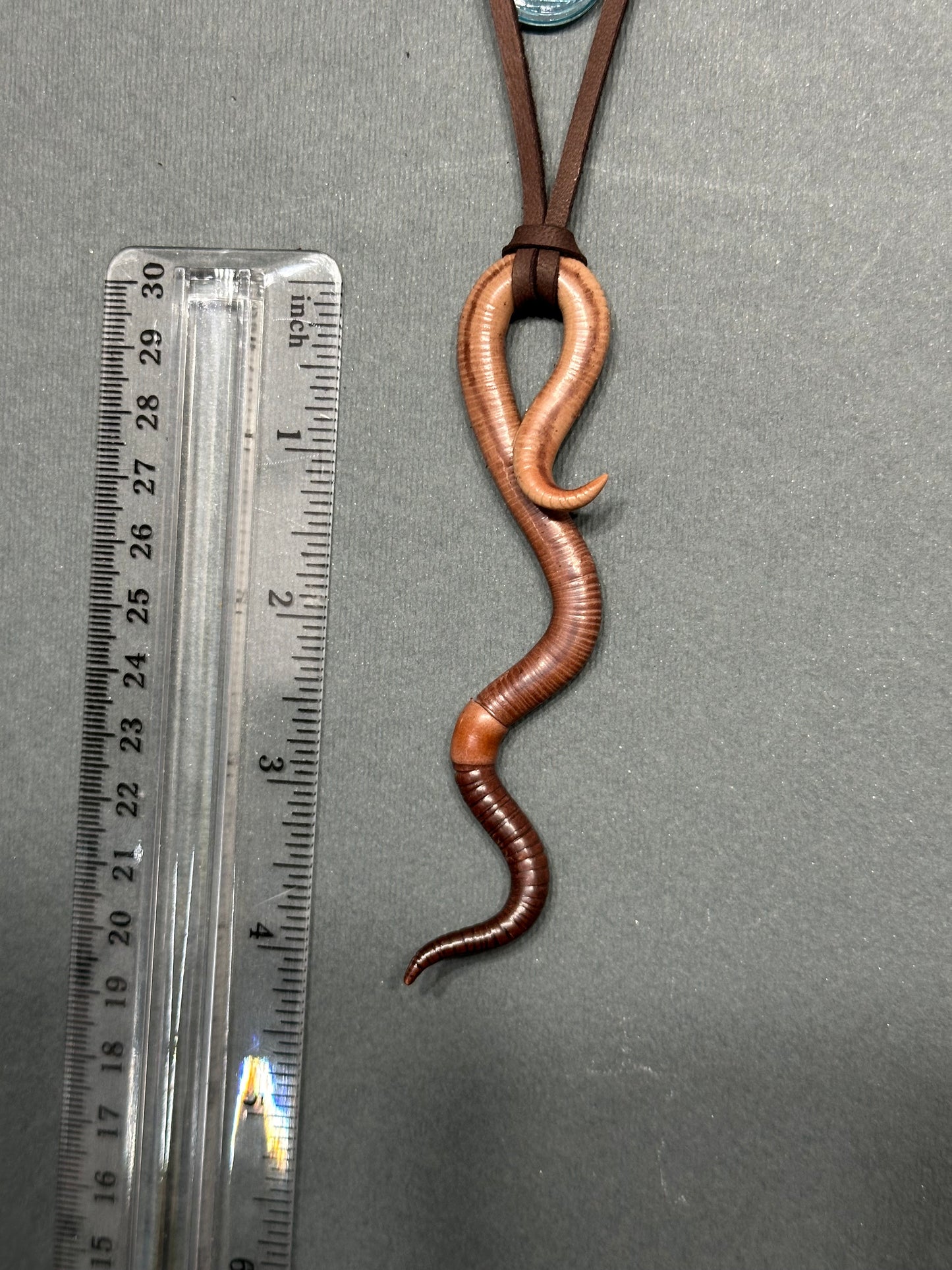 Brianna - Worm Pendant 28